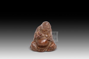 BO-006 竹雕 - 持金錠羅漢