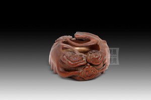 BS-001 竹雕 - 如意筆洗