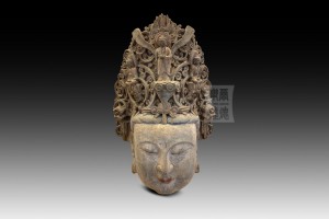 S-001 A large sandstone carving of a Buddha head Song Dynasty