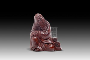 BF-051 竹雕 - 長鬚羅漢