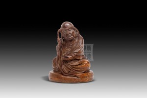 BF-059 竹雕 - 長眉羅漢