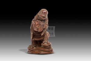BF-061 竹雕 - 劉海戲蟾
