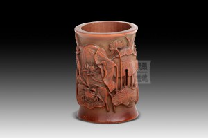 BH-015 竹雕筆筒 -  “和諧”