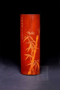 BS014 竹雕臂擱-“高風亮節”