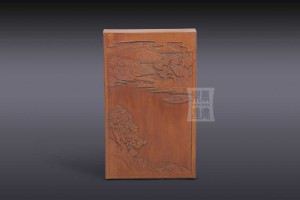 BO010 竹雕 - 竹黃硯台