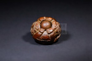 BO013 竹雕 - 雙獸盤珠