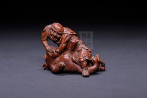 BF058 竹雕 - 武松打虎