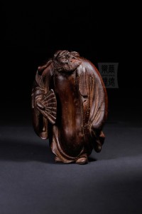 BF064 竹雕 - 持扇鐘馗